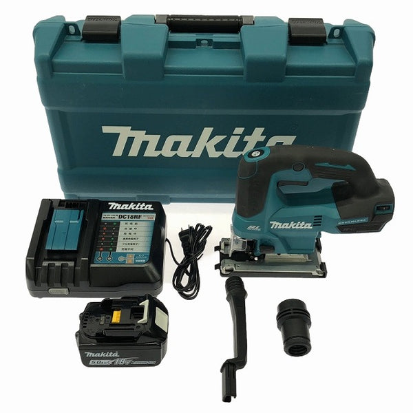 ☆美品☆makita マキタ 18V 充電式ジグソー JV184D バッテリー1個(18V 5.0Ah) 充電器 ケース付き - 4