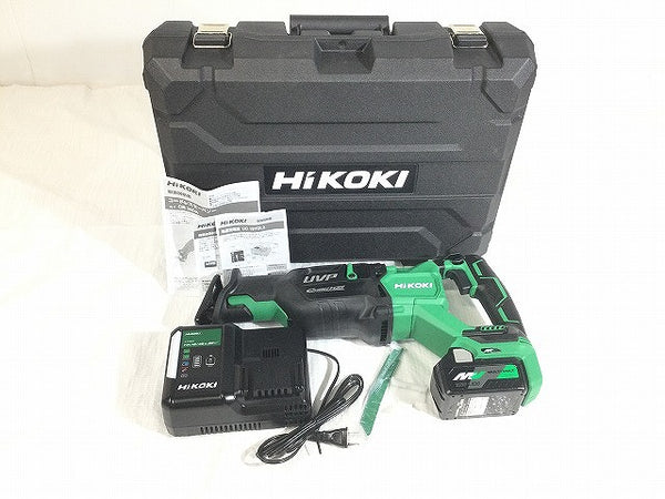 ☆未使用品☆HiKOKI ハイコーキ 36V コードレスセーバーソー CR36DA(XP) バッテリー(BSL36A18) 充電器付き 電動工具 レシプロソー - 4