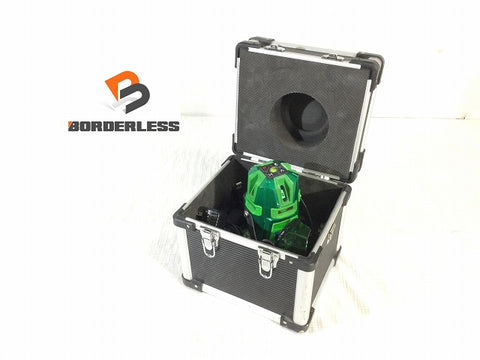 ☆比較的綺麗です☆TAKAGI タカギ グリーンレーザー墨出し器 TGL-9PN バッテリー2個 ケース付き 光学測定器 基準