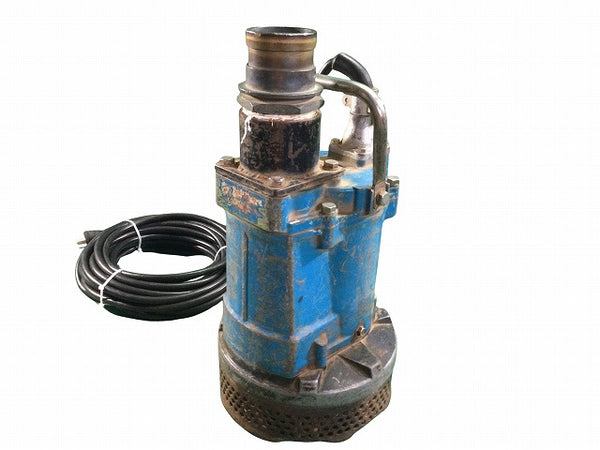 ☆近畿圏のみ送料無料☆TSURUMI ツルミ 水中ハイスピンポンプ KTV2-37 ホース付 200V 60Hz 口径80mm 揚程18m 水中ポンプ 鶴見 - 4
