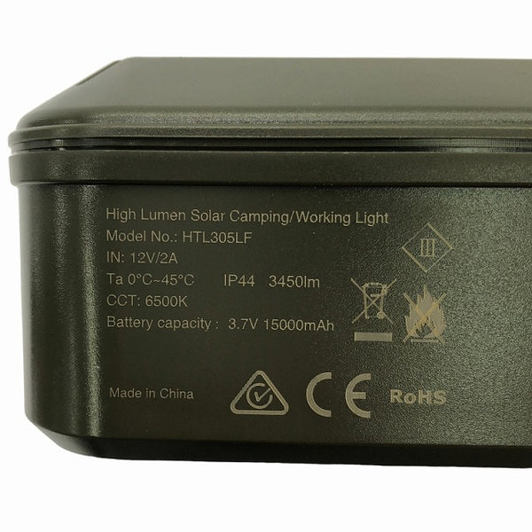 ☆未使用品☆SHINDAIWA 新ダイワ LEDハイブリッド投光器 HTL305LF-M 本体+パーツ+三脚+専用ケース フルセット ソーラー式照明 - 8