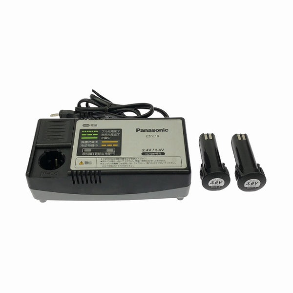 ☆中古品☆Panasonic パナソニック 3.6V 充電スティックドリルドライバー EZ7410 バッテリ2個(3.6V1.5Ah) 充電器(EZ0L10)付 - 10