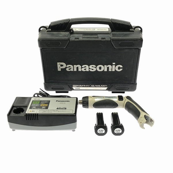 ☆中古品☆Panasonic パナソニック 3.6V 充電スティックドリルドライバー EZ7410 バッテリ2個(3.6V1.5Ah) 充電器(EZ0L10)付 - 4