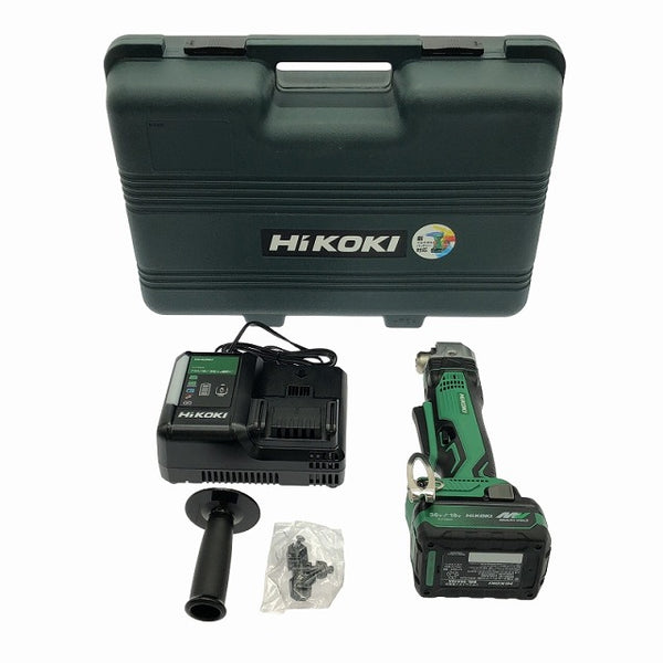 ☆未使用品☆HIKOKI ハイコーキ 18V コードレスコーナードリル DN18DSL(LXPKZ)マルチボルトバッテリー1個(BSL36A18X)充電器+ケース - 4