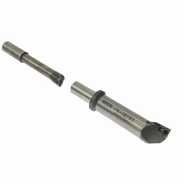 ☆中古品2本セット☆NIKKEN 日研工作所 DJ用ボーリングバイト J16-28-85 J16-18-80 ボーリングバー 中ぐり加工 ボーリング加工 - 5