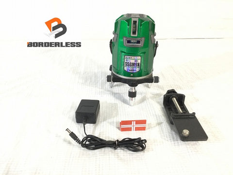 ☆中古品☆LTCテクノ販売 グリーンレーザー墨出し器 LTC-SSGM9X 本体＋ACアダプタ付 グリンレーザー墨出し機 光学測定器