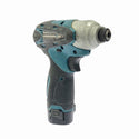 ☆中古品☆makita マキタ 10.8V 充電式インパクトドライバー TD090D 青 バッテリ2個(1.3Ah) 充電器付 コードレス バッテリー式 - 4