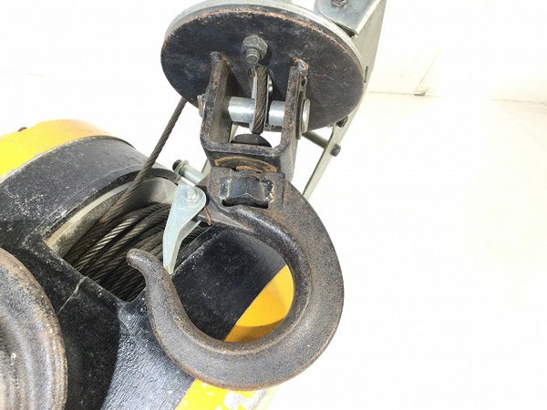 ☆中古品☆RYOBI リョービ 電動ウインチ WI-195 リモコン付 100V 荷重200kg 揚程27m 電動ウィンチ 荷揚げ機 - 7