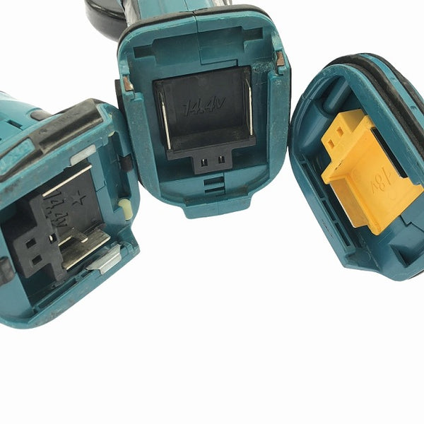 ☆中古品 3点セット☆makita マキタ 100mm 14.4V 充電式ディスクグラインダ GA400D 充電式マルチツール TM40D 充電式ブロワ UB182D - 9