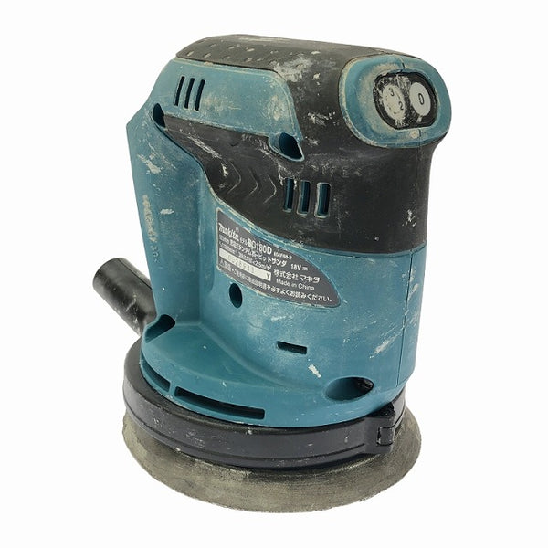 ☆中古品☆makita マキタ 18V 125mm 充電式ランダムオービットサンダー BO180D 本体+集じん袋 オービタルサンダー 研磨機 - 4