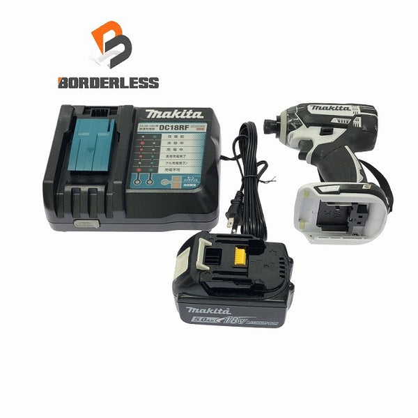 ☆美品☆makita マキタ 18V 充電式インパクトドライバ TD149D バッテリ1個(18V 5.0Ah)※充電回数3回 充電器付き 締め付け - 1