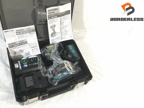 ☆未使用☆HiKOKI ハイコーキ 36V コードレスインパクトドライバー WH36DD(2XHGSZ) フォレストグリーン フルセット マルチボルト - 0