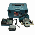 ☆未使用品☆makita マキタ 40Vmax 125mm 充電式マルノコ HS007GRDX バッテリー2個(40Vmax 2.5Ah) 充電器 ケース付 - 4