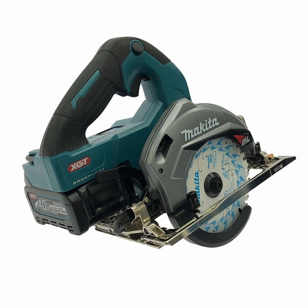 ☆未使用品☆makita マキタ 40Vmax 125mm 充電式マルノコ HS007GRDX バッテリー2個(40Vmax 2.5Ah) 充電器 ケース付 - 3
