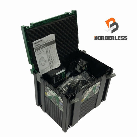 ☆未使用品☆ HIKOKI ハイコーキ 165mm コードレス丸ノコ C3606DA(SK)(2XPBS) ストロングブラック バッテリ2個 充電器 ケース付 - 0