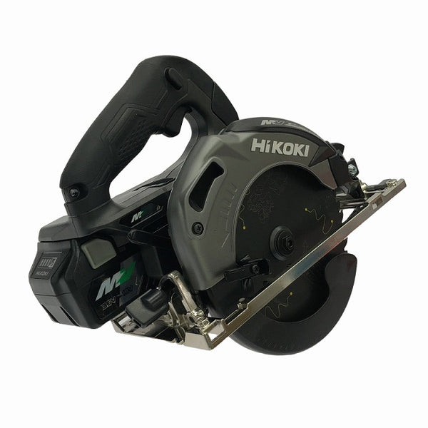 ☆未使用品☆ HIKOKI ハイコーキ 165mm コードレス丸ノコ C3606DA(SK)(2XPBS) ストロングブラック バッテリ2個 充電器 ケース付 - 3