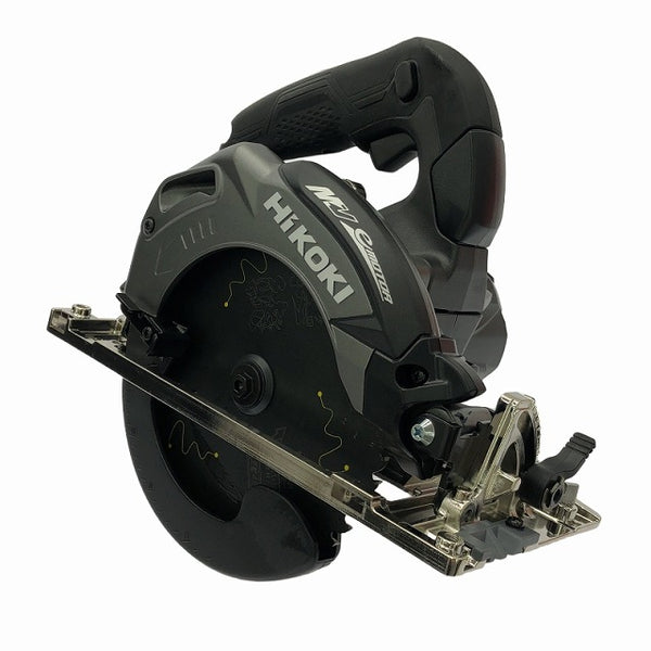 ☆未使用品☆ HIKOKI ハイコーキ 165mm コードレス丸ノコ C3606DA(SK)(2XPBS) ストロングブラック バッテリ2個 充電器 ケース付 - 5