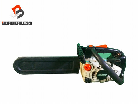 ☆中古品☆ECHO エコー トップハンドルソー ECS300T 排気量26.9�t バーサイズ35cm エンジン式 エンジンチェンソー チェーンソー