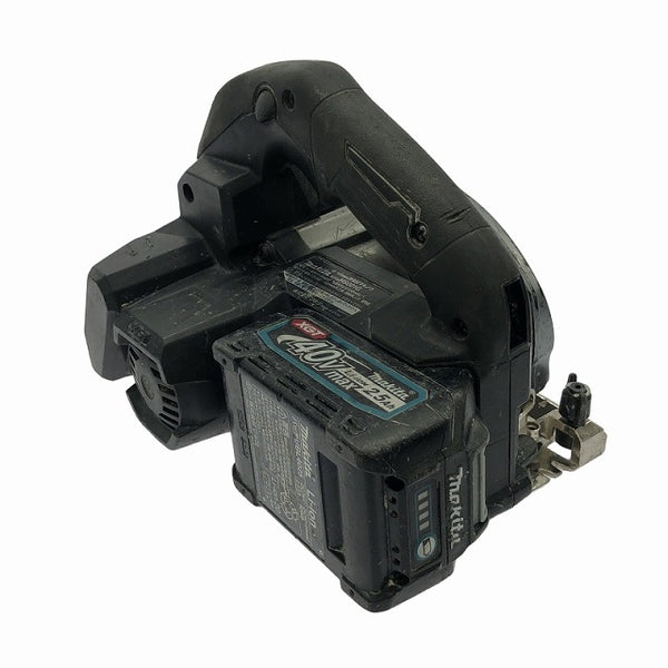 ☆中古品☆ makita マキタ 40Vmax 165mm 充電式マルノコ HS001GRDXB 黒/ブラック バッテリー2個(2.5Ah)充電器+パーツ+ケース - 7