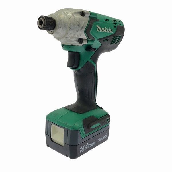 ☆中古品☆ makita マキタ 14.4V 充電式インパクトドライバ M695D バッテリー(1.1Ah) 充電器 ケース付き 電動工具 締め付け - 2