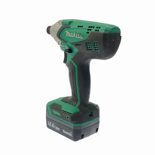 ☆中古品☆ makita マキタ 14.4V 充電式インパクトドライバ M695D バッテリー(1.1Ah) 充電器 ケース付き 電動工具 締め付け - 5