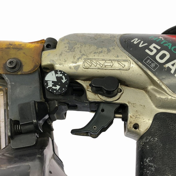 ☆中古品☆HITACHI 日立工機 50mm 常圧/一般圧 ロール釘打機 NV50AK ロール釘打ち機 エア釘打機 エア釘打ち機 コイルネイラ - 10