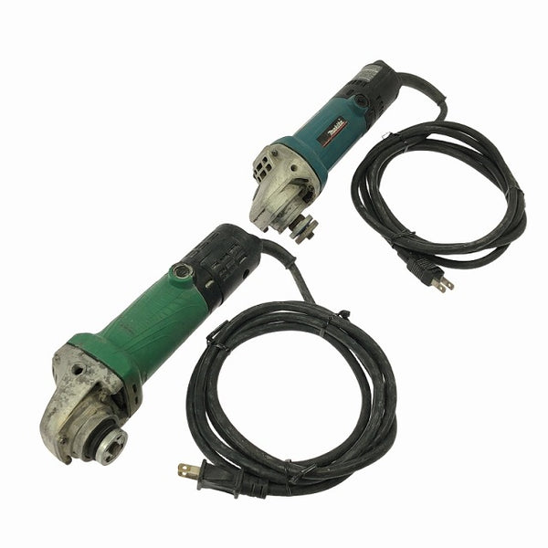 ☆中古品 2台セット☆makita ディスクグラインダ 9533BL HITACHI ディスクグラインダ G10SM3 替刃13枚付き - 2