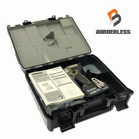 ☆極美品 セット☆makita マキタ 18V 充電式インパクトドライバ TD173D オリーブ バッテリー1個(18V 6.0Ah) 充電器 ケース付 - 0