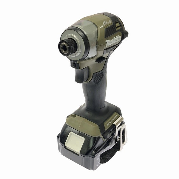 ☆極美品 セット☆makita マキタ 18V 充電式インパクトドライバ TD173D オリーブ バッテリー1個(18V 6.0Ah) 充電器 ケース付 - 3
