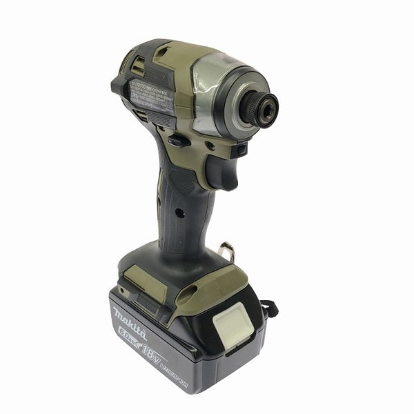 ☆極美品 セット☆makita マキタ 18V 充電式インパクトドライバ TD173D オリーブ バッテリー1個(18V 6.0Ah) 充電器 ケース付 - 5