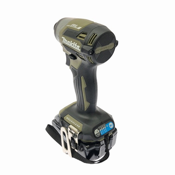 ☆極美品 セット☆makita マキタ 18V 充電式インパクトドライバ TD173D オリーブ バッテリー1個(18V 6.0Ah) 充電器 ケース付 - 7