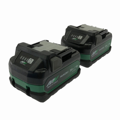 ☆未使用品2個セット☆HiKOKI ハイコーキ 36V 2.5Ah 純正 マルチボルトバッテリー BSL36A18X×2 リチウムイオンバッテリー 蓄電池 - 0