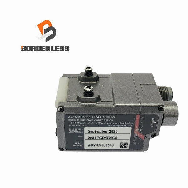 ☆中古美品☆ KEYENCE キーエンス 高性能小型コードリーダ SR-X100W AI搭載コードリーダ Barcod QR 住宅設備 電材 配電 2022年製 - 1
