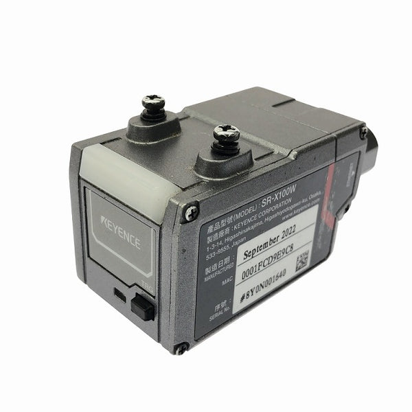 ☆中古美品☆ KEYENCE キーエンス 高性能小型コードリーダ SR-X100W AI搭載コードリーダ Barcod QR 住宅設備 電材 配電 2022年製 - 2