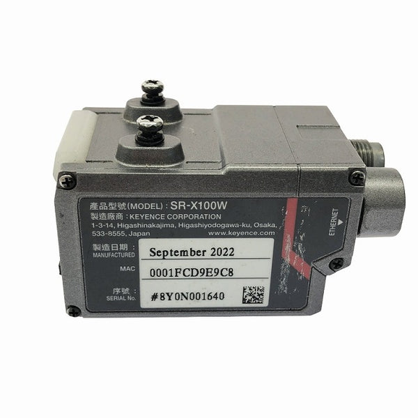 ☆中古美品☆ KEYENCE キーエンス 高性能小型コードリーダ SR-X100W AI搭載コードリーダ Barcod QR 住宅設備 電材 配電 2022年製 - 7