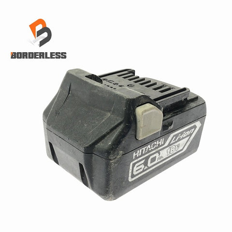 ☆中古品☆HITACHI 日立工機 18V 6.0Ah 純正 リチウムイオンバッテリーBSL1860 リチウムイオン電池 蓄電池 充電池