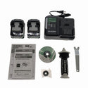 ☆未使用品☆ HIKOKI ハイコーキ 18V 100mm コードレスディスクグラインダ G1810DB(2XPZ)マルチバッテリ2個+充電器+ケース - 10
