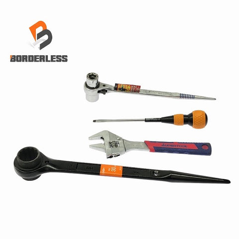 ☆未使用品工具セット☆SUPER TOOL スーパーツール RNF3 片口ラチェットレンチ RH30 ワイドモンキレンチショートタイプ MWR36S