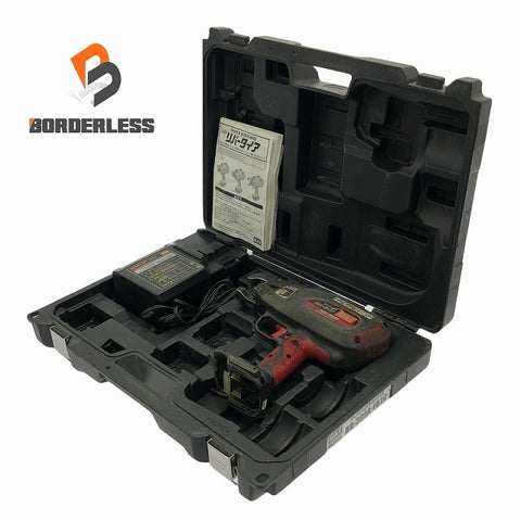 ☆中古品☆MAX マックス 14.4V 鉄筋結束機 リバータイア RB-399 充電器 ケース付(バッテリ無) 充電式 コードレス 電動工具