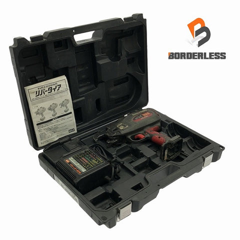 ☆中古品☆MAX マックス 14.4V 鉄筋結束機 リバータイア RB-399 充電器 ケース付(バッテリ無) 充電式 コードレス 電動工具 - 0