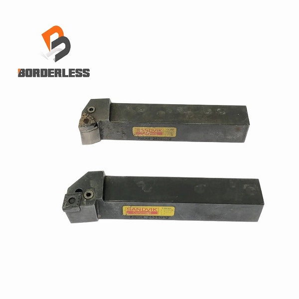☆中古品2本セット☆SANDVIK サンドビック 旋削加工用シャンクバイト PCLNR2525M12 PWLNR2525M08 バイトホルダー - 1