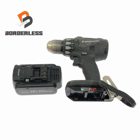 ☆中古品☆Panasonic パナソニック 14.4V/18V 充電ドリルドライバー EZ74A2 バッテリー1個(5.0Ah)
