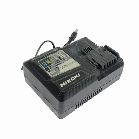 ☆中古品☆HiKOKI ハイコーキ 36V 6.0Ah リチウムイオン電池 BSL3660(2個) 充電器UC36YSL付き リチウムイオンバッテリー - 0
