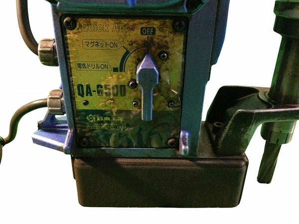 ☆中古品☆ NITTO KOHKI 日東工器 200V アトラエース ATRAACE QA-6500 大口径タイプ クイックオート 磁気ボール盤 電動工具 - 8