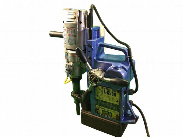 ☆中古品☆ NITTO KOHKI 日東工器 200V アトラエース ATRAACE QA-6500 大口径タイプ クイックオート 磁気ボール盤 電動工具 - 9