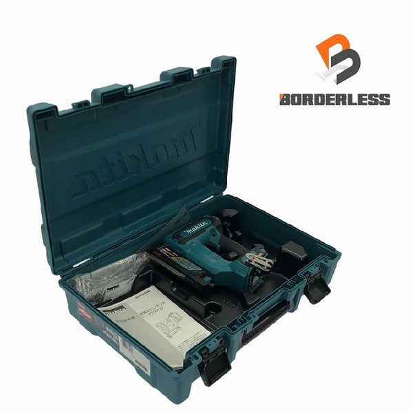 ☆未使用品☆ makita マキタ 40V 充電式 ピンタッカ PT001GZK 青/ブルー ケース付 バッテリー・充電器別売 コメント有 - 2