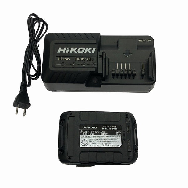 ☆比較的綺麗☆HiKOKI ハイコーキ 18V コードレスインパクトドライバー FWH18DF(BG) バッテリ1個(2.0AH) 充電器 ケース付 - 10