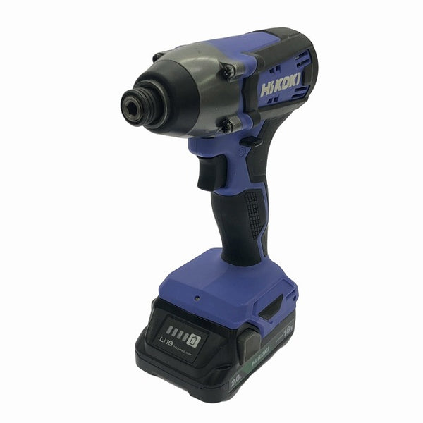☆比較的綺麗☆HiKOKI ハイコーキ 18V コードレスインパクトドライバー FWH18DF(BG) バッテリ1個(2.0AH) 充電器 ケース付 - 3