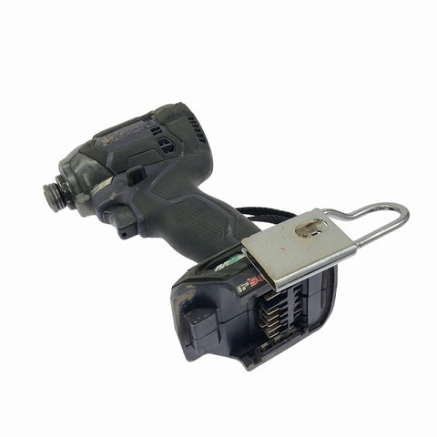 ☆中古品☆HiKOKI ハイコーキ 36V コードレスインパクトドライバー WH36DC ディープオーシャンブルー 本体のみ 充電式 - 0