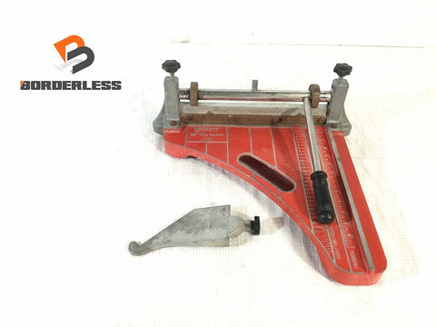 ☆中古品☆ ROBERTS ロバーツ Vinyl TILE CUTTER/タイルカッター NO.10-900 赤/レッド 切断 大工 ビニールタイル フローリング